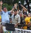 Jair Bolsonaro durante ato a favor do governo na Avenida Paulista, na cidade de São Paulo  Foto: Danilo M Yoshioka/ / Futura Press