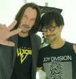 Keanu Reeves visitou a Kojima Productions em 2019   Foto: Reprodução/Twitter @HIDEO_KOJIMA_EN / Tecnoblog