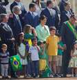 Bolsonaro durante discurso em Brasilia nesta terça-feira Adriano Machado Reuters  Foto: Adriano Machado  / Reuters