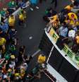Bolsonaro durante discurso em São Paulo nesta terça-feira Amanda Perobelli Reuters  Foto: Amanda Perobelli  / Reuters