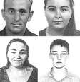 Izael Passoni, Laine Kellen, Cleide Mara Rodrigues e Weriston, os quatro brasileiros mortos pelo ciclone Cleópatra  Foto: ANSA / Ansa - Brasil