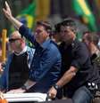 Durante protestos, Bolsonaro fez ameaças ao Supremo Tribunal Federal  Foto: EPA / BBC News Brasil