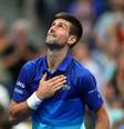 Novak Djokovic após vitória sobre Matteo Berrettini no US Open
08/09/2021
Danielle Parhizkaran-USA TODAY Sports  Foto: Reuters