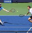 Murray e Soares durante a decisão desta sexta-feira em Nova York  Foto: Reprodução/@usopen.org