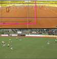 A empresa israelense Pixellot usa inteligência artificial para substituir o cinegrafista na gravação de partidas de futebol  Foto: Reprodução/Pixellot / Estadão