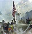 Local das Torres Gêmeas, em Nova York, após atentados de 11 de setembro de 2001  Foto: ANSA / Ansa - Brasil