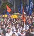 Protesto reuniu 6 mil pessoas, segundo a PM  Foto: JAÉLCIO SANTANA/fotos publicas / BBC News Brasil