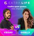 Viegas e Gizelly Bicalho  Foto: Extra Life / Divulgação