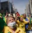 Apoiadores do presidente Jair Bolsonaro durante ato do 7 de Setembro na Avenida Paulista
07/09/2021
REUTERS/Amanda Perobelli  Foto: Reuters
