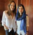 A atriz Angelina Jolie e Malala Yousafzai     Foto: Instagram/@malala / Estadão