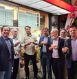Bolsonaro e sua comitiva comendo em Nova York  Foto: Reprodução / Instagram