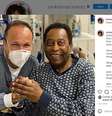 Filha de Pelé faz postagem com novo visual do pai: 'Olha quem pintou o cabelo hoje'  Foto: Reprodução Instagram / iamkelynascimento / Estadão