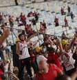 Torcedores do Flamengo durante partida no Maracanã
15/09/2021
REUTERS/Ricardo Moraes  Foto: Reuters