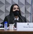 Bruna Morato, advogada de médicos que trabalharam na Prevent Senior, durante depoimento à CPI da Covid  Foto: Roque de Sá/Agência Senado