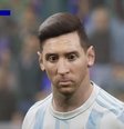 Messi é um dos jogadores cujo modelo no jogo ficou bem pouco realista.  Foto: Reprodução