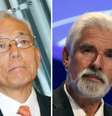 Syukuro Manabe, Klaus Hasselmann e Giorgio Parisi, ganhadores do Nobel de Física em 2021  Foto: EPA / Ansa - Brasil