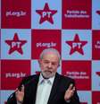 Ex-presidente Luiz Inácio Lula da Silva durante entrevista coletiva em Brasília
08/10/2021 REUTERS/Ueslei Marcelino  Foto: Reuters