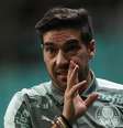 Abel Ferreira está pressionado no comando do Palmeiras  Foto: Cesar Greco/Palmeiras