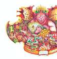 Mostra homenageia Dante usando sátiras de mestres do Carnaval de Viareggio  Foto: Foto / Divulgação / Ansa - Brasil