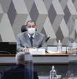 O presidente da CPI, Omar Aziz (PSD), e o relator da comissão, Renan Calheiros (MDB), divergem sobre pontos do relatório  Foto: Agência Senado / BBC News Brasil