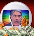 Calma, Bonner, está tudo sob controle: Globo tem dinheiro de sobra para pagar o que deve  Foto: Fotomontagem: Blog Sala de TV