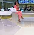 Maju é aplaudida pelos colegas de trabalho do Jornal Hoje.  Foto: TV Globo/Reprodução / Famosos e Celebridades