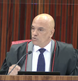 Moraes deu prazo de 48 horas para a CPI fornecer informações sobre o pedido de banimento de Bolsonaro das redes sociais  Foto: Reprodução / TSE/Youtube