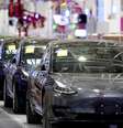 Linha de produção da Tesla  Foto: Tesla / Divulgação