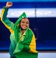 Rebeca Andrade foi o nome do ano no esporte brasileiro   Foto: Miriam Jeske/COB / Grande Prêmio