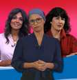 Cristina Ranzolin, Lilian Ribeiro e Christiane Amanpour: a jornada contra o câncer compartilhada na TV  Foto: Fotomontagem: Blog Sala de TV