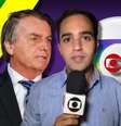 Bolsonaro se coloca como vítima da imprensa e desdenha da agressão relatada por Leonardo Monteiro  Foto: Fotomontagem: Blog Sala de TV