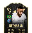 Card de Neymar Jr homenageia Marília Mendonça em FIFA 22  Foto: EA / Divulgação