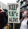 Protesto contra COP26 em Glasgow, Reino Unido  Foto: EPA / Ansa - Brasil