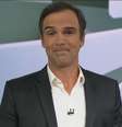 Tadeu Schmidt chorou ao se despedir do 'Fantástico'  Foto: Reprodução/Globo