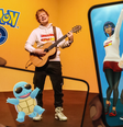 Ed Sheeran em Pokémon GO  Foto: Niantic / Divulgação