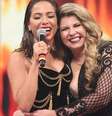 Anitta e Marília Mendonça em foto compartilhada nas redes sociais  Foto: Reprodução