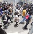 Movimentação de estudantes na Universidade Paulista (Unip), na cidade de Campinas, em dia de Enem  Foto: DENNY CESARE/CÓDIGO19 / Estadão