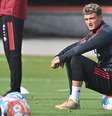 Kimmich é um dos jogadores não-vacinados do Bayern  Foto: Reuters