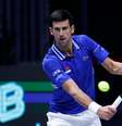 Novak Djokovic em partida da Copa Davis
26/11/2021
REUTERS/Leonhard Foeger  Foto: Reuters