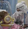 UTI de Covid em hospital de Nápoles, sul da Itália  Foto: ANSA / Ansa - Brasil