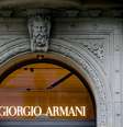 Logo da Giorgio Armani em Zurique, Suíça
08/07/2021 REUTERS/Arnd Wiegmann  Foto: Reuters