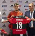 Andreas chegou ao Flamengo muito badalado; agora, vive indefinição  Foto: site do Fla
