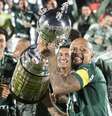 Jogadores do Palmeiras comemoram o título de campeão da Libertadores 2021  Foto: Delmiro Junior/Photo Premium/Gazeta Press