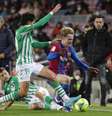 Barcelona perde em casa para o Betis e fica na 7ª posição  Foto: Reuters