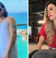 O programa foi ao ar com vários cortes, o que é um pouco incomum em formatos de talk show.  Foto: Instagram/@fiuk/@tatawerneck / Famosos e Celebridades