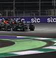 Lewis Hamilton travou intensa batalha com Max Verstappen na corrida   Foto: Mercedes / Grande Prêmio