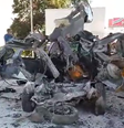 Explosão em posto de combustível destrói carro em Sorocaba (SP)  Foto: Reprodução/Twitter