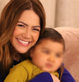 Sarah Poncio com o pequeno Josué  Foto: Reprodução/Instagram