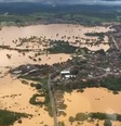 Como efeito dos estragos gerados pelas tempestades, quase 30 cidades já decretaram estado de emergência.  Foto: Reprodução / Redes Sociais