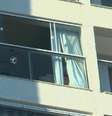 Apartamento de onde a vítima caiu  Foto: TV Anhanguera